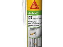Mastic acrylique SikaSeal-107 joints & fissures Acajou - cartouche de 300 ml