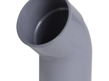 COUDE SIMPLE MALE/FEMELLE 45° DIAMETRE 125 - CX4