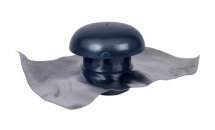 CHAPEAU VENTILATION AVEC COLLERETTE ETACHEITE 45X33 DIAMETRE 125 - CD12