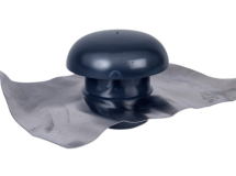 CHAPEAU VENTILATION AVEC COLLERETTE ETACHEITE 45X33 DIAMETRE 125 - CD12
