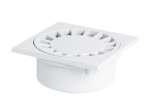 SIPHON COUR 150X150 SORTIES 40/50/63 BLANC - SC456B