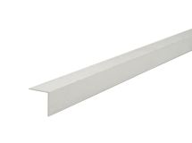 Angle PVC blanc - long. 2600 mm x larg. 30 mm x ep. 30 mm