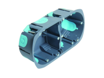 BOITE POUR APPAREILLAGE CLOISON SECHE STOPAIR 2 POSTES 40 MM ENTRAXE 71