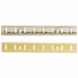 Collier de fixation intérieur incolore Dhome - Dimensions 160 x 2,5 x 46 mm - Vendu par 20