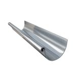 Gouttière zinc naturel demi ronde développé T16,6 - long. 2m