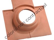 Tuile terre cuite HP10 Ardoisé - long. 46 cm x larg. 30,6 cm