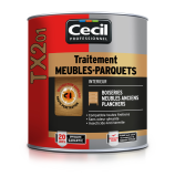 Traitement meubles et parquets TX 201 - pot de 1L