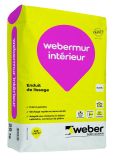 RAGRÉAGE DE MUR WEBER.MUR INTERIEUR 25KG