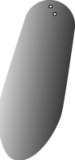 ABOUT DE FAITIERE DEMI RONDE DEBUT DE POSE ANTHRACITE - FIBRE CIMENT ETERNIT