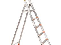 Escabeau aluminium simple PRO 54 6 marches - haut. 3,35m