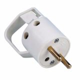 FICHE MALE ANNEAU 16AMP BLANC VRAC