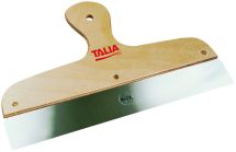 COUTEAU A ENDUIRE INOX MONTURE/MANCHE BOIS 35CM
