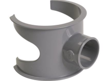 SELLE DE BRANCHEMENT MALE/FEMELLE 90° DIAMETRE 100/40 - SL104