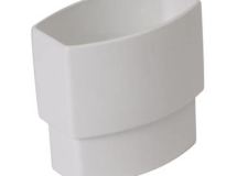 MANCHETTE MALE/FEMELLE POUR TUBE DESCENTE 90X56 OVATION 28 BLANC - ZNGTB