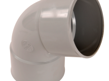 COUDE FEMELLE/FEMELLE 67°30 DIAMETRE 80 GRIS - CR66GT