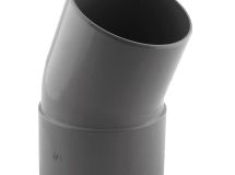 Coude PVC évacuation 20° mâle/femelle Ø100