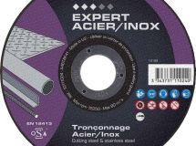 DISQ. TRONC EXPERT ACIER INOX D.125 x 1.6 x 22,23