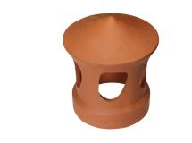 Lanterne diamètre 150 franche comte terre cuite rouge - long. 22 cm x larg. 22 cm