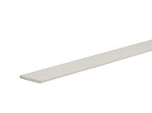 Chant plat 2 angle vif PVC blanc - long. 2600 mm x larg. 30 mm x ep. 2 mm