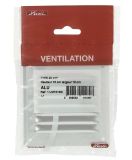 GRILLE PERSIENNE ALU GRIS ANTI INSECTE DIMENSION 10X10 - 1LM1010G