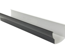 Gouttière en PVC anthracite rectangulaire développé T25 - long. 4m