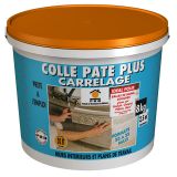 Adhésif Amélioré Hautes Performances COLLE PATE PLUS CARRELAGE 8 KG
