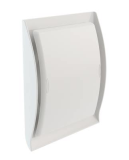 GRILLE DESIGN -TUBE D100 CONFORME A LA REGLEMENTATION GAZ BLANC - GDT100B