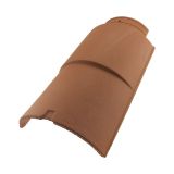 Faîtière ventilation + clip universelle terre cuite Pays d'Oc - long. 45,8 cm x larg. 25,5 cm