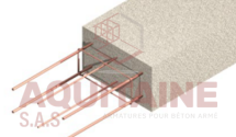 Armature fondation renforcé 20X35 - 2HA10 / 4HA12 - esp 200 - zone 4