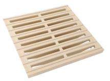 GRILLE DE SOL SANS CADRE 300 X 300 SABLE - GR30S