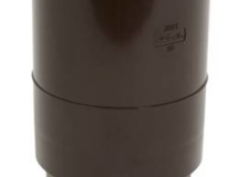 MANCHON FEMELLE/FEMELLE DIAMETRE 80 MARRON - JRGTM