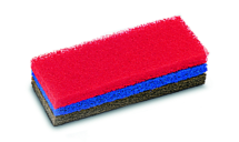 RECHANGE 3 ABRASIFS (DOUX/MOYEN/FORT) 25x10x2.5 cm