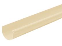 Gouttière PVC sable demi ronde développé T25 - long. 4m