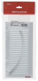 GRILLE PERSIENNE ALU BLANC ANTI INSECTE DIMENSION 30X15 - 1LM3015B