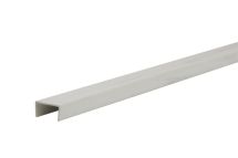 Profil U PVC blanc - long. 2600 mm x larg. 16 mm x ep. 10 mm