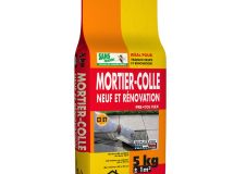 Mortier Colle Amélioré Hautes Performances - M-COLLE NEUF RENOVATION GRIS 5
