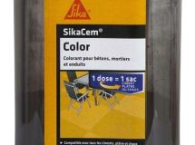 Colorant en poudre pour ciment, chaux et plâtre SikaCem color Noir 700gr