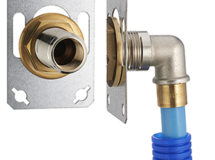 FIXSYSTEM platine simple - PER à glissement Ø16 M.20x27-F.15x21 plaquette 1 pièce