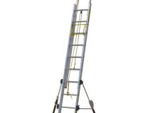 Échelle aluminium coulissante 2 plans à corde avec stabilisateurs C2 STAB' - haut. 5,85m