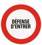 PAN DÉFENSE D ENTRER 30CM