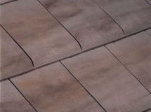 Rive individuelle droite à emboîtement terre cuite Marseille Rouge