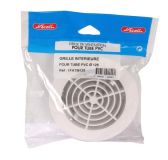 GRILLE FERMETURE ADAPTABLE SUR TUBE 125 ANTI INSECTE - 1FATM125