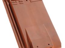 Tuile de ventilation terre cuite HP13 Évolutive Ardoisé - long. 42,7 cm x larg. 27 cm