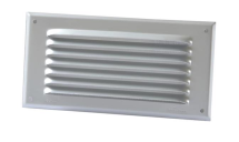 GRILLE PERSIENNE ALU GRIS ANTI INSECTE DIMENSION 10X20 - 1LM1020G