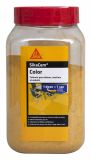 Colorant en poudre pour ciment, chaux et plâtre SikaCem Color Jaune 400gr