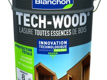 Lasure tech-wood 5l chêne foncé