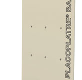 Plaque de plâtre Placoplatre® BA13 NF - long. 2,50m x larg. 1,20m