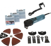 Découpeur-ponceur multifonctions 320 W ( kit d'accessoires)