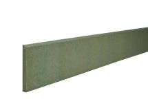 Plinthe réversible brut MDF hydro vert - long. 2440 mm x larg. 68 mm x ep. 9 mm
