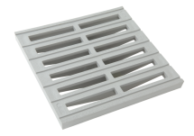 GRILLE DE SOL SANS CADRE 250 X 250 GRIS CLAIR - GR25